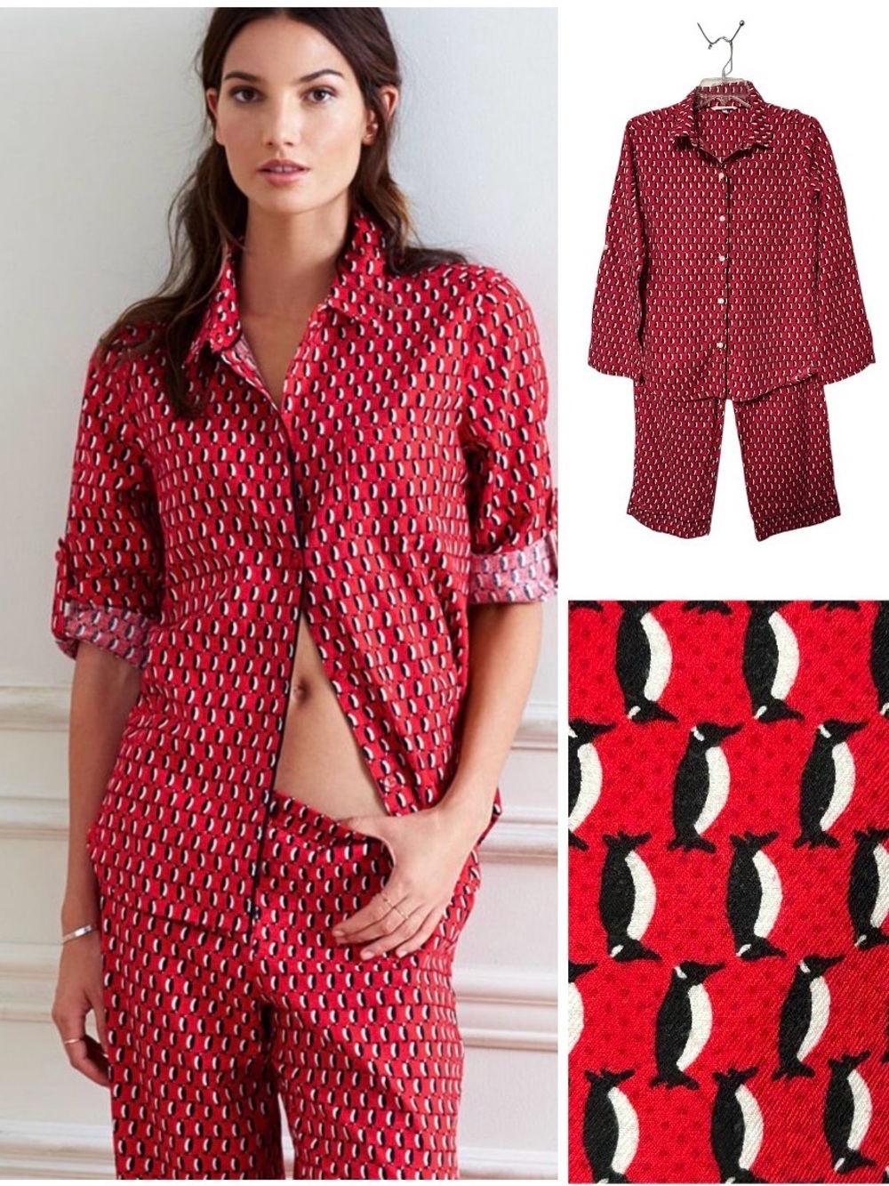 Victoria’s Secret penguin pajama set